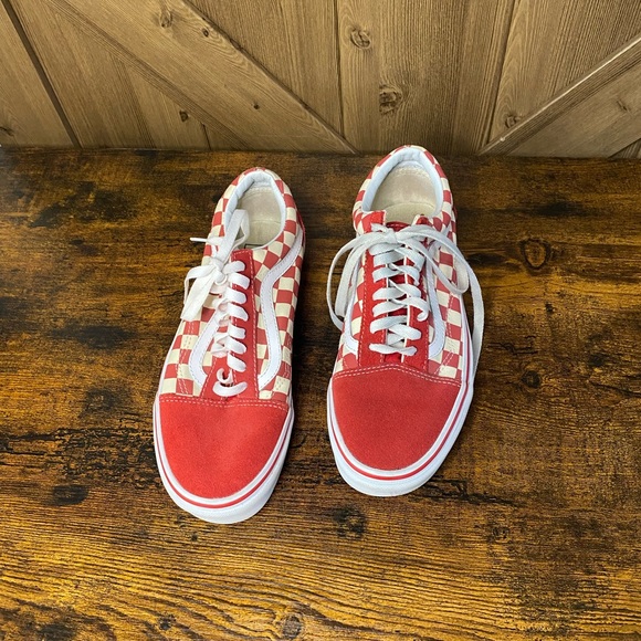EUC red checkered vans - Picture 2 of 8